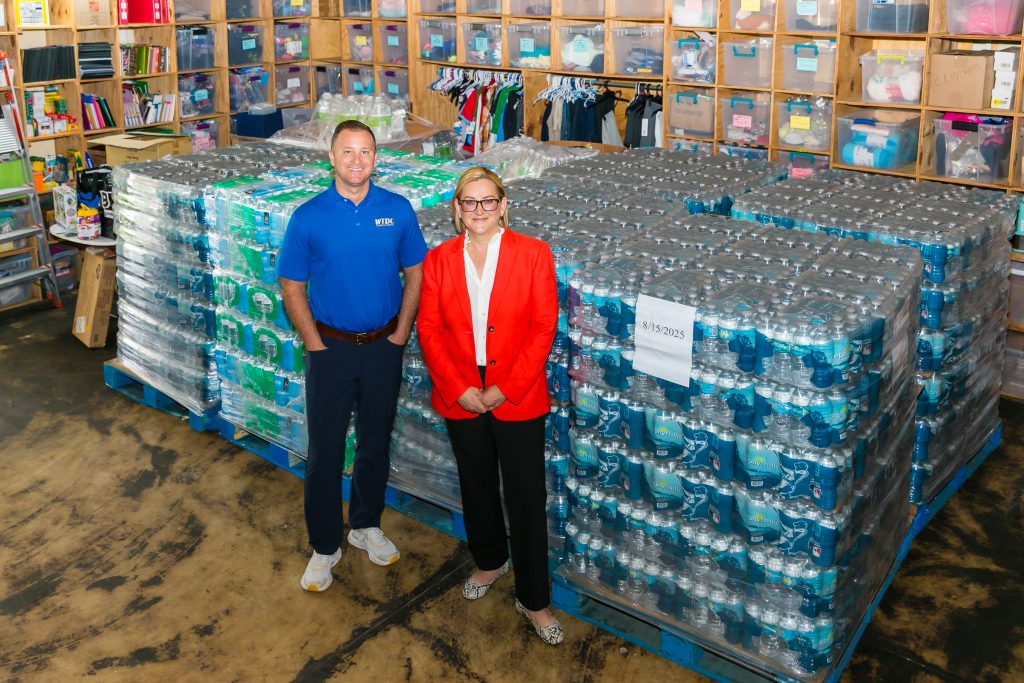 WTDC donates 2905 gallons of water to His House Children's Home for hurricane preparedness - June 8, 2026